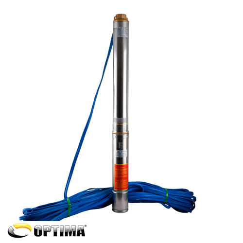 Скважинный насос OPTIMA 4SDm3/15, 1.1 кВт, 109 м, пульт, кабель 60 м (000023193)