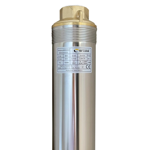 Скважинный насос OPTIMA 4SDm3/9, 0.55 кВт, 65 м, пульт, кабель 1.5 м (000023123)