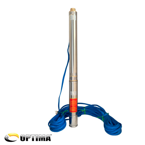 Свердловинний насос OPTIMA 4SDm3/20, 1.5 кВт, 145 м, пульт, кабель 75 м (000023191)