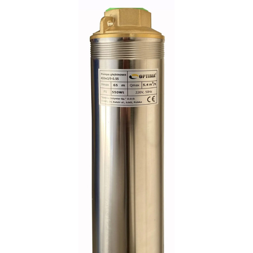 Скважинный насос OPTIMA 4SDm3/9, 0.55 кВт, 65 м, пульт, кабель 35 м (000023124)