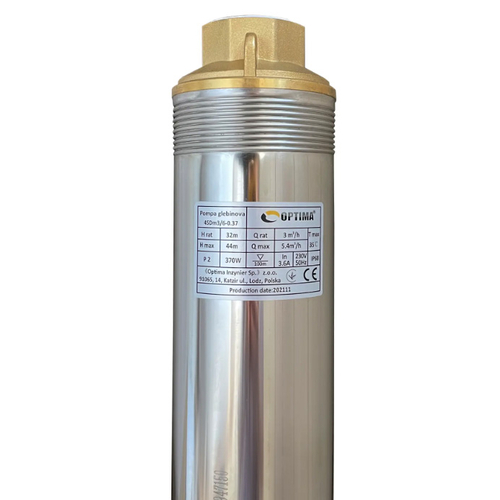 Скважинный насос OPTIMA 4SDm3/6, 0.37 кВт, 44 м, пульт, кабель 25 м (000023126)