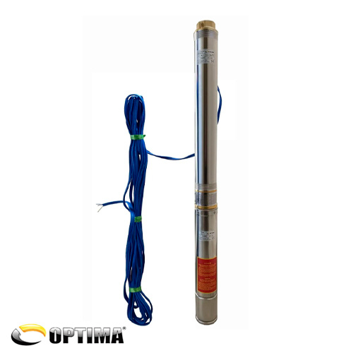 Скважинный насос OPTIMA 4SDm6/14, 1.5 кВт, 88 м, пульт, кабель 15 м (000010795)