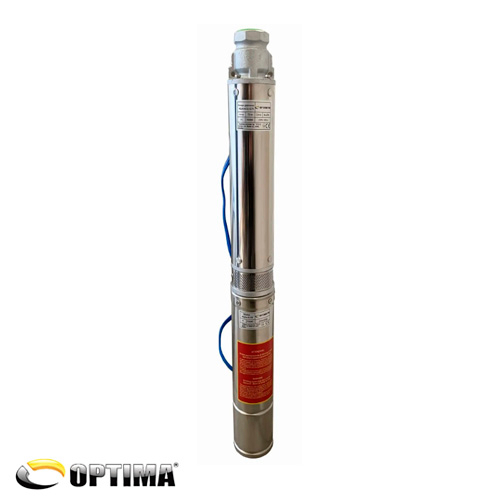 Насос скважинный OPTIMA PM 4QJm4/11, 0.75 кВт, 81 м, кабель 15 м (000019680)