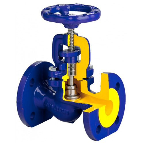 Вентиль запорный фланцевый чугунный Zetkama 215А DN 200 PN 16