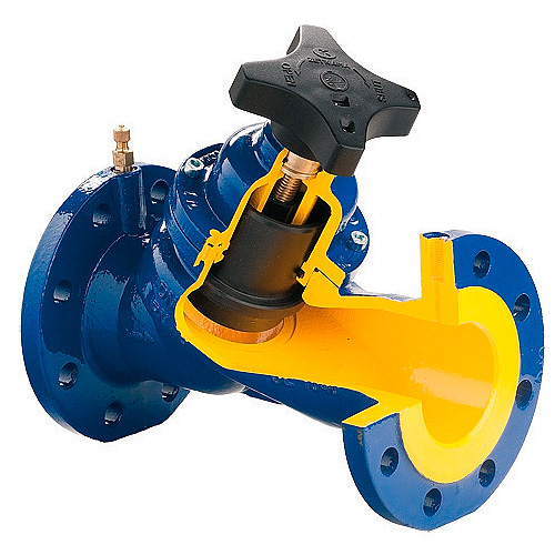 Балансировочный клапан (вентиль) фланцевый Zetkama 447А DN 200 PN 16