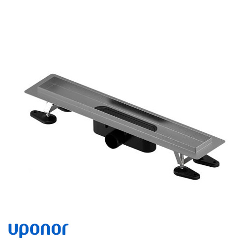 Душевой канал 60 см Uponor Aqua Ambient | серебро | без решетки (1136397)