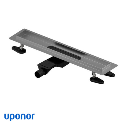 Душевой канал 90 см Uponor Aqua Ambient | серебро | без решетки (1136410)