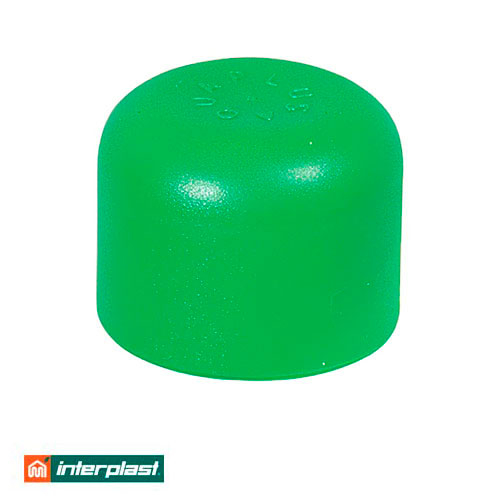 Заглушка 63 мм Interplast PPR Green PN30 (790090063)