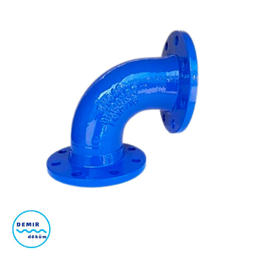 Отвод чугунный фланцевый 90° Demir DN 100 PN 10/16 (U900100)