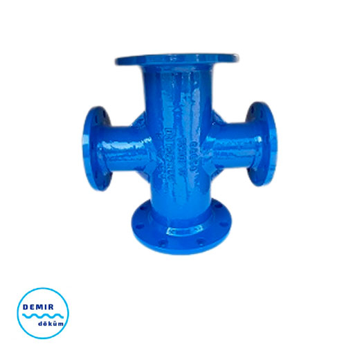 Хрестовина чавунна фланцева Demir DN 100/100 PN 10/16 (XF100100)