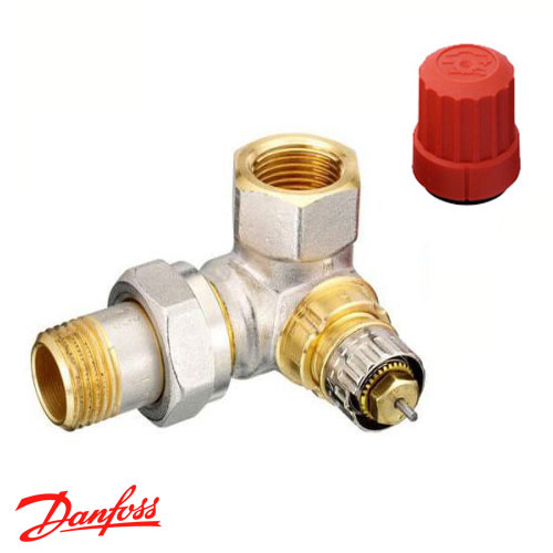 Кран радіаторний кутовий лівий Danfoss RA-N 1/2" Ду15 (013G0234)