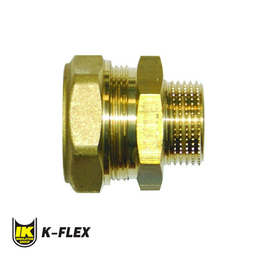 Муфта перехідна K-FLEX TWIN SOLAR 3/4" DN20 зовнішнє різьблення (850VR0204521)