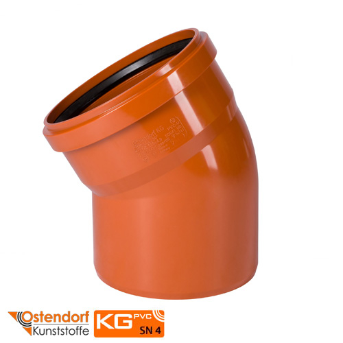 Колено 315х30° Ostendorf KG ПВХ (225210)