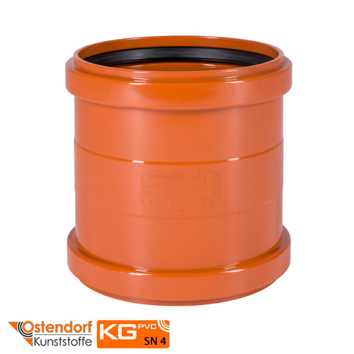 Муфта насувна 200 мм Ostendorf KG ПВХ (223500)