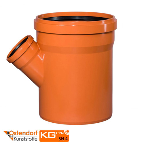 Трійник 400/160х45° Ostendorf KG ПВХ (226340)