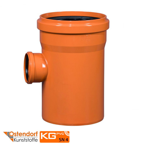 Тройник 250/110х87° Ostendorf KG ПВХ (224440)