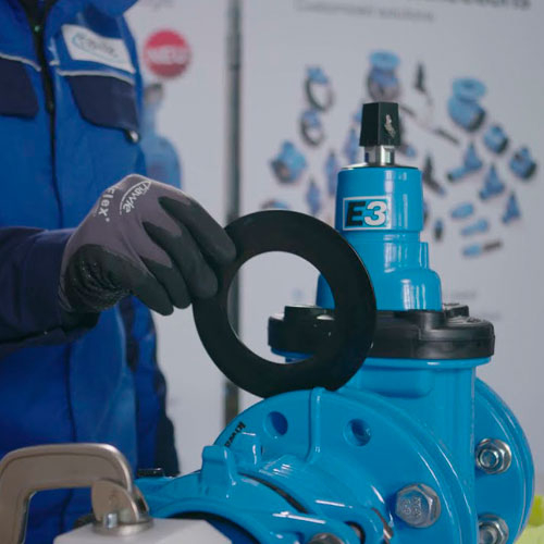 Засувка з електроприводом Hawle 4000ELE3 DN 125 PN16 + Auma SA 10.2/16 220-240 V (5019619EL)