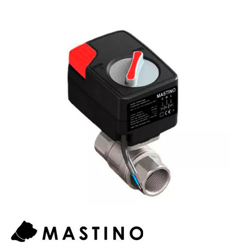 Кран шаровый с электроприводом Mastino 220В 1/2" (006305)