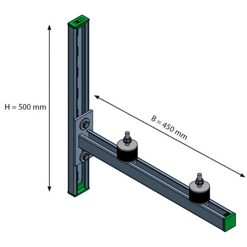 Комплект консолей Walraven BIS RapidRail 450х500 мм (6901945U)