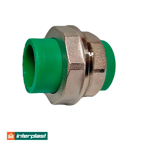 Муфта полипропиленовая 25 мм Interplast PPR Green PN30 (700432525)