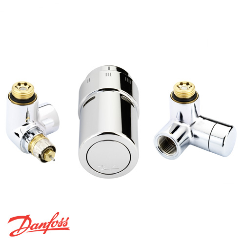 Комплект радіаторний Danfoss RTX-set хром лівий (013G4133)
