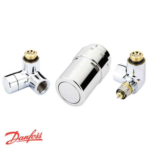 Комплект радіаторний Danfoss RTX-set хром правий (013G4132)