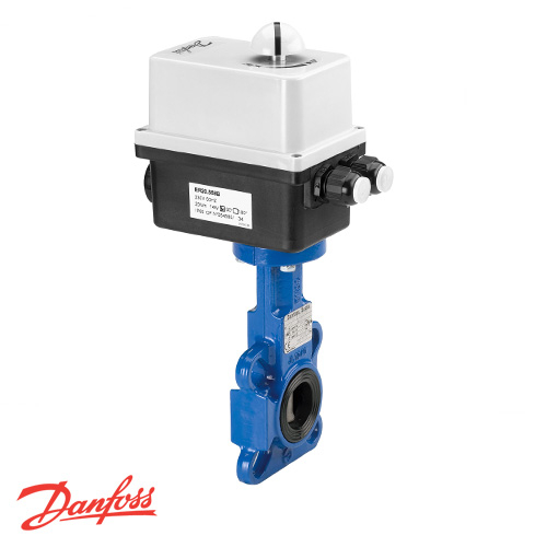 Затвор дисковий Danfoss VFY-WA DN 80 PN 16 з електроприводом Valpes ER35 100-240V (065B8442)