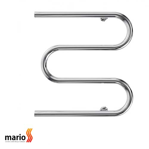 Водяной полотенцесушитель Mario Змейка Ø25 525х500/500 (4820111357178)