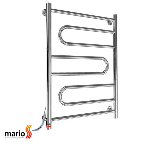 Электрический полотенцесушитель поворотный Mario Атлас 700х500 | слева