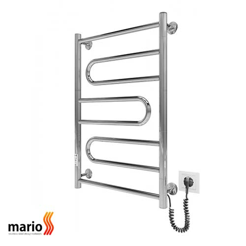 Рушникосушарка електрична поворотна Mario Атлас-I 700х500/55 TR (4820111355679)