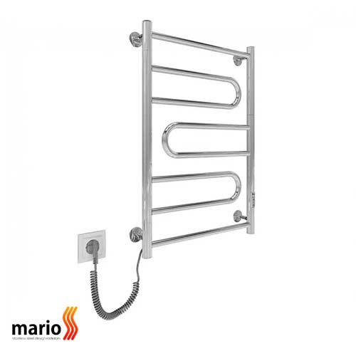 Рушникосушарка електрична поворотна Mario Атлас-I 700х500/55 TR ліве підключення (4820111356058)