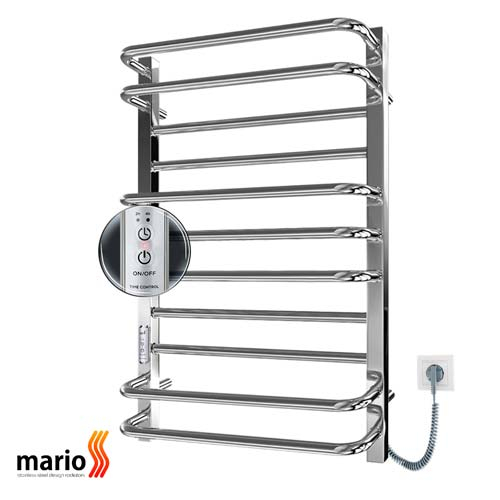 Электрический полотенцесушитель Mario Премиум Люкс-ІТ 800х500 с таймером