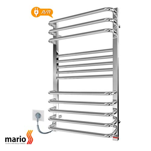 Электрический полотенцесушитель Mario Гера Люкс-І 800х500 | слевва