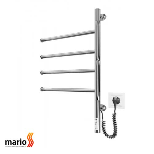 Рушникосушарка електрична поворотна Mario Віяло-І 600х445/55 TR (4820111355600)