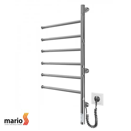 Рушникосушарка електрична поворотна Mario Віяло-І 800х445/55 TR (4820111355617)