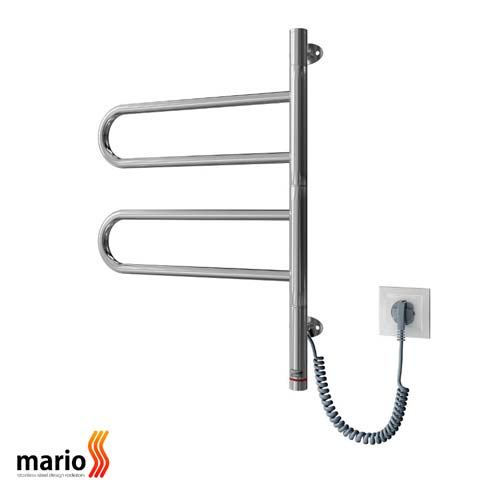 Электрический полотенцесушитель поворотный Mario Тристар-І 600х445х50