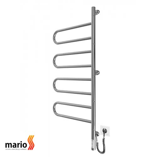 Рушникосушарка електрична поворотна Mario Тристар-I 1000х445/55 TR (4820111355655)