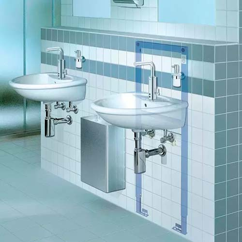 Инсталляция для раковины Grohe Rapid SL 1,13 м со звукоизоляцией подключений (38554001)