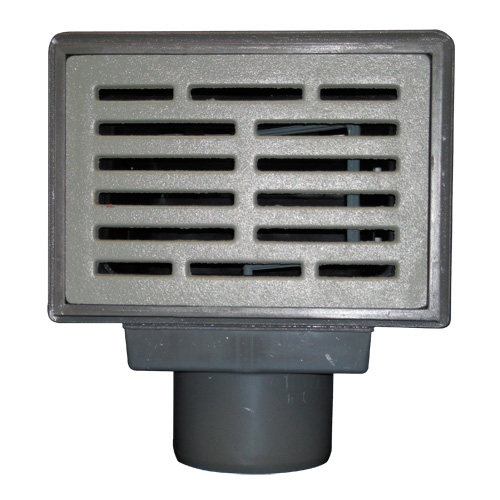 Трап для подвальных помещений HL71G DN110 с чугунной решеткой 170х240мм