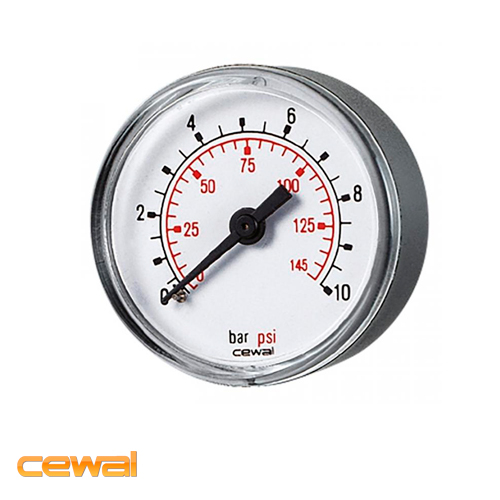 Манометр фронтальний CEWAL М 63 PP 1/4" 0-10 бар (91469411)