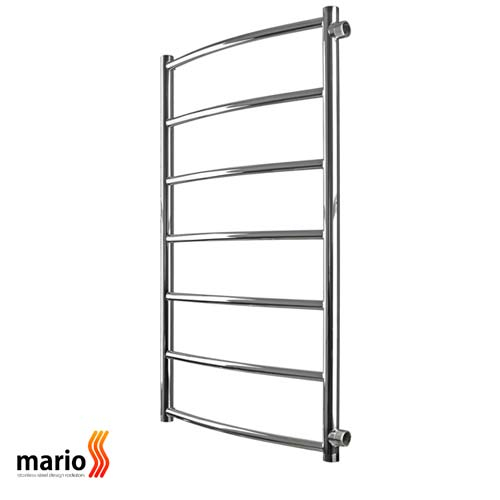 Водяной полотенцесушитель Mario Классик Б/П 1"| 900х550/800 | лесенка 7 (4820111352487)