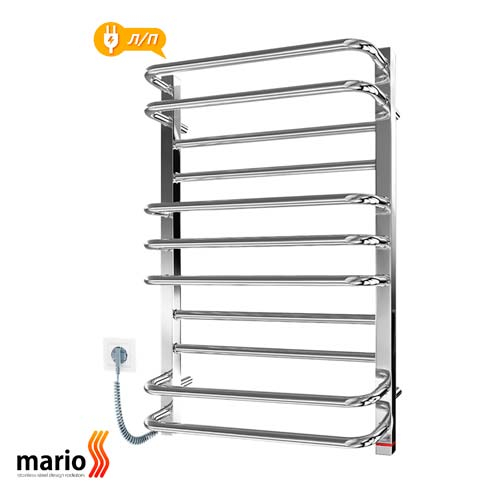 Электрический полотенцесушитель Mario Премиум Люкс-І 800х500 | слева