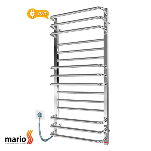Электрический полотенцесушитель Mario Премиум Люкс-І 1100х500 | слева