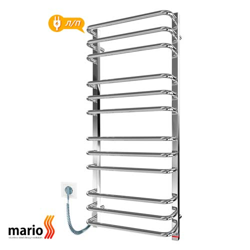 Електричний сушка для рушників Mario Преміум Стандарт-І 1100х500 | зліва