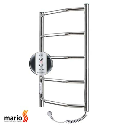 Электрический полотенцесушитель Mario Трапеция НР-ІТ 650х430  с таймером