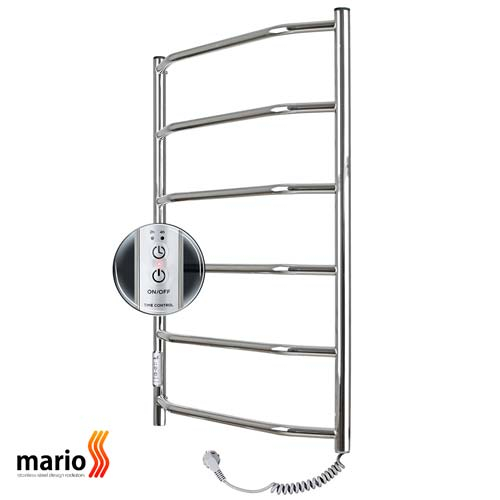 Электрический полотенцесушитель Mario Трапеция НР-ІТ 800х530  с таймером