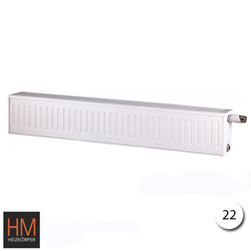 Сталевий радіатор HM Heizkoerper GALANT plus UNI 22 200х1400 бічне підключення (2-201422)