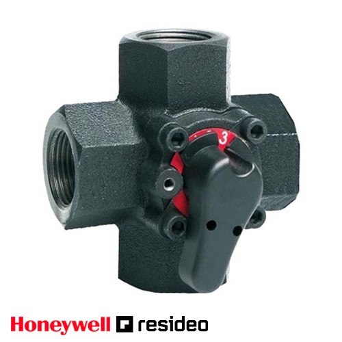 Клапан чотириходовий поворотний Honeywell V5442A DN 25 Rp 1" | Kvs 10 (V5442A1048)