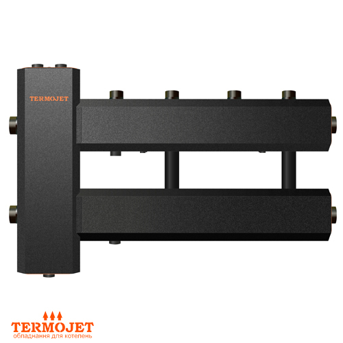 Колектор із гідрострілкою Termojet КГС22В125(200) 96 кВт | 2+1 контури | 1 1/4"-1" (84040222i)
