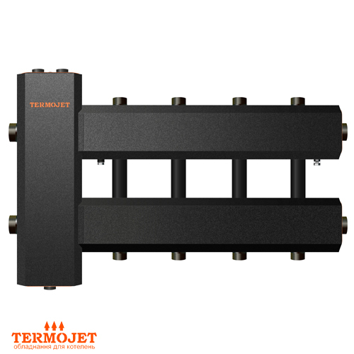 Коллектор с гидрострелкой Termojet КГС42ВН125(200) 96 кВт | 3+1 контура | 1 1/4"-1" (84040282i)